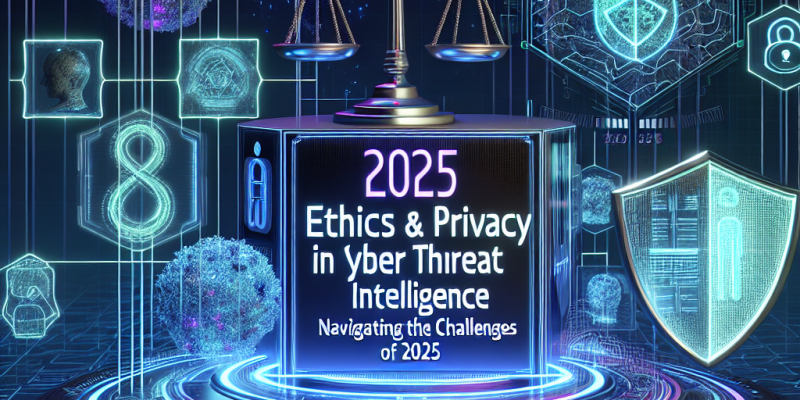 “Ethics and Privacy in Cyber Threat Intelligence: Navigating the Challenges of 2025”